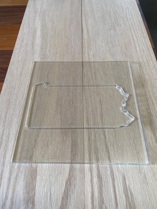 Pennsylvania Acrylic Router Template