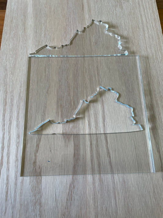 Virginia Acrylic Router Template
