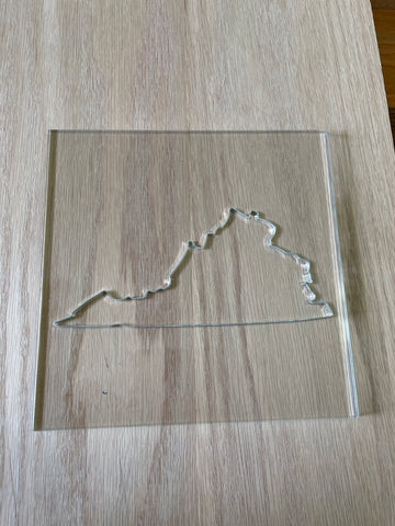 Virginia Acrylic Router Template