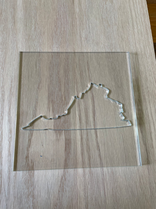 Virginia Acrylic Router Template