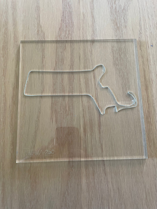 Massachusetts Acrylic Router Template
