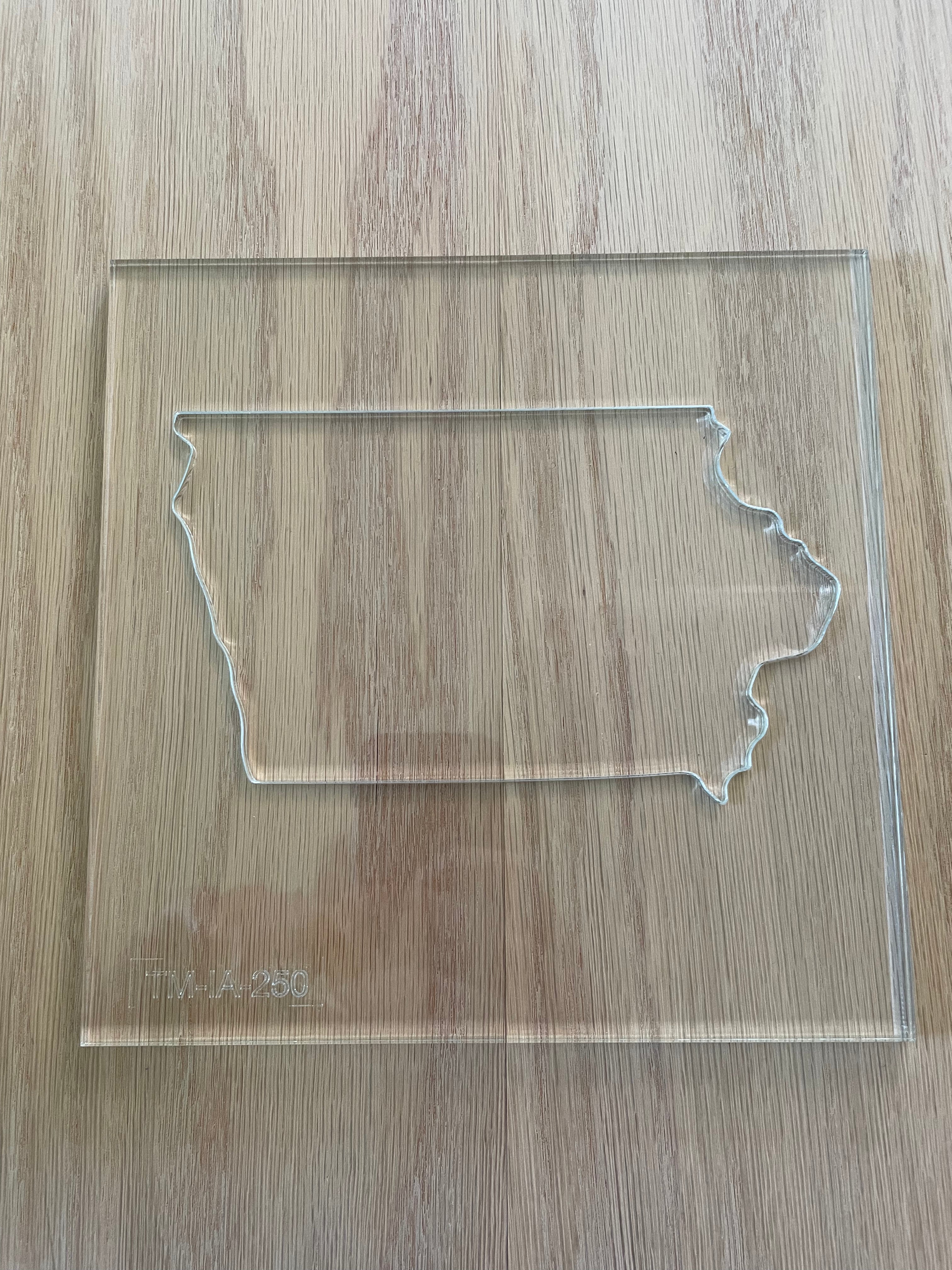 Iowa Acrylic Router Template – Bear Hollow Supply