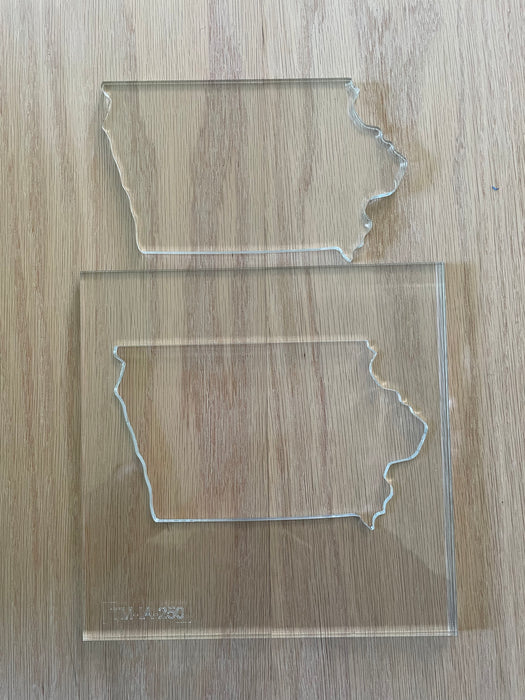 Iowa Acrylic Router Template