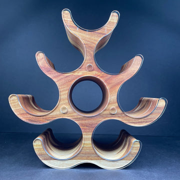 8 Bottle Wine Rack Acrylic Router Template