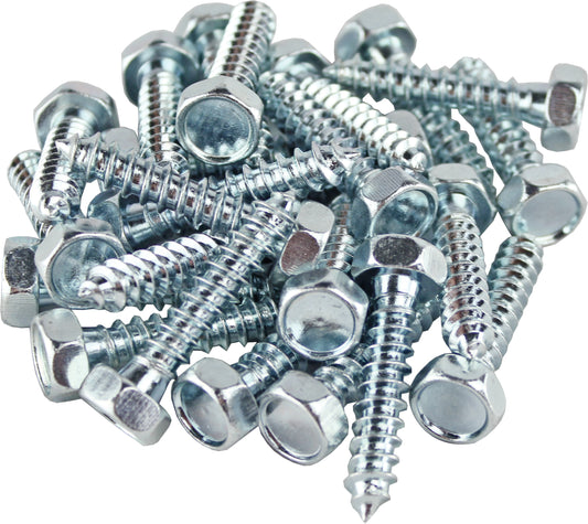 5/16" x 1-1/2", Zinc, Hex Head, Lag Bolts