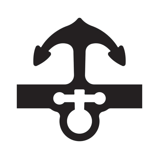 Large Anchor Charcuterie Board Handle Router Template