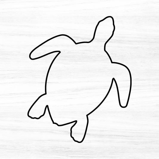 Large Sea Turtle Acrylic Router Template