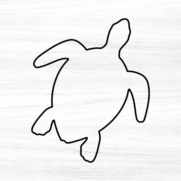 Large Sea Turtle Acrylic Router Template – Bear Hollow Supply