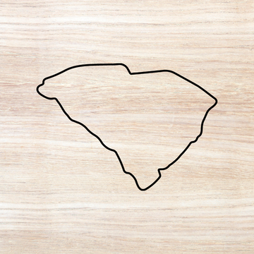 South Carolina Large Acrylic Router Template