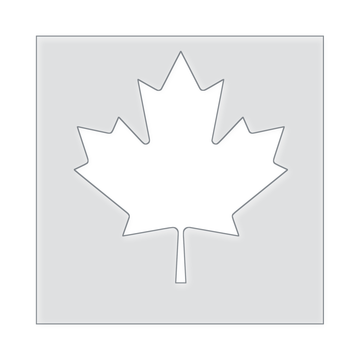 Maple Leaf Acrylic Router Template