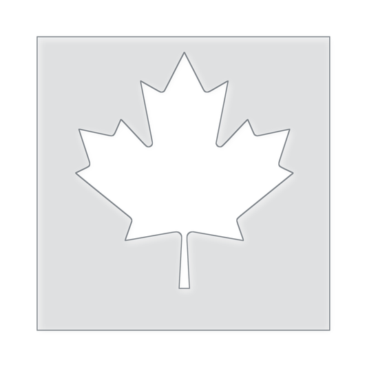 Maple Leaf Acrylic Router Template