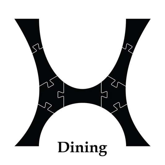 H Shape Table Leg Router Templates