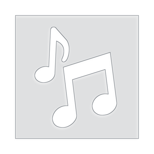 Music Notes Acrylic Router Template