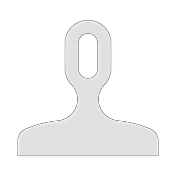 Oval Charcuterie Board Handle Acrylic Router Template