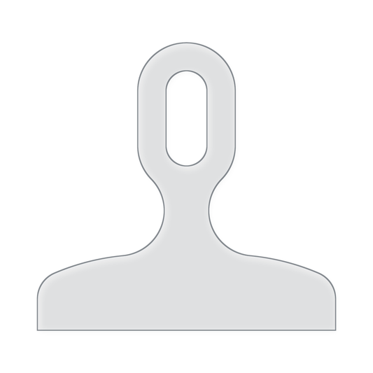 Oval Charcuterie Board Handle Acrylic Router Template