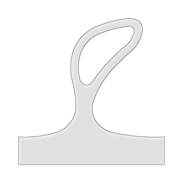 Oblong Charcuterie Board Handle Acrylic Router Template