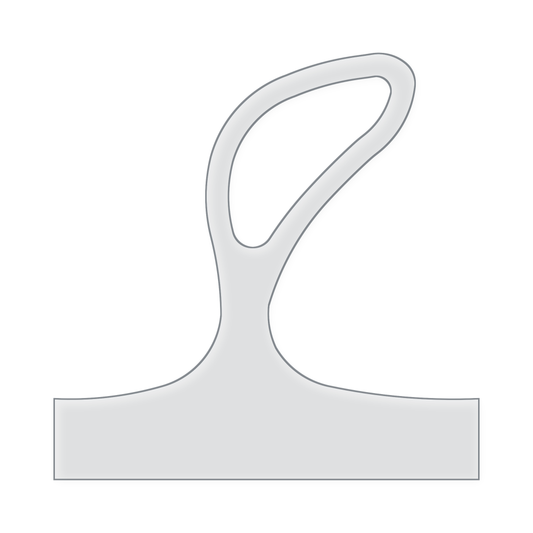 Oblong Charcuterie Board Handle Acrylic Router Template