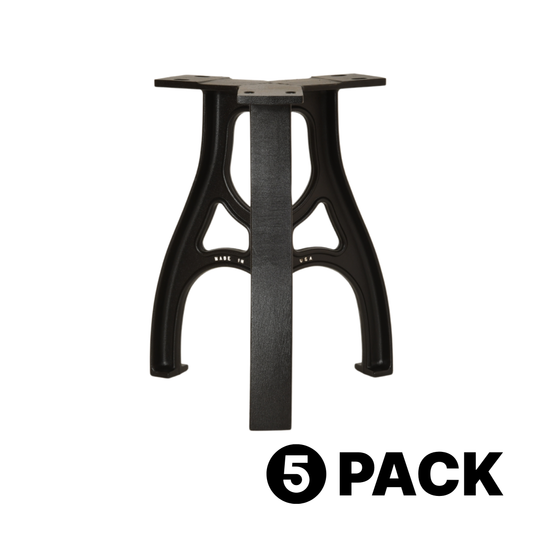 18" Cast Aluminum Pedestal Base (Eiffel) 5 Pack