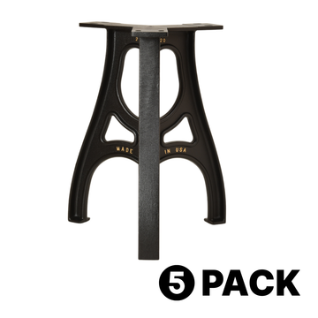 28" Cast Aluminum Pedestal Base (Eiffel) 5 Pack