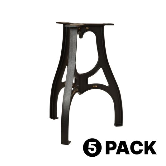 40" Cast Aluminum Pedestal Bar Height Base (Eiffel) 5 Pack