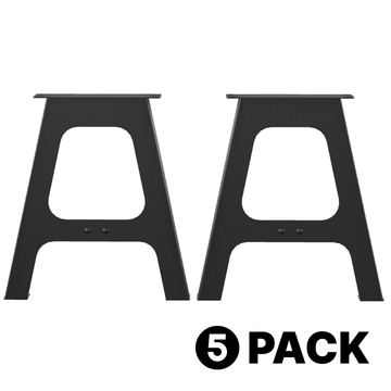 34" Metal Counter Height Table Legs (Ember Ridge), 5 Pack