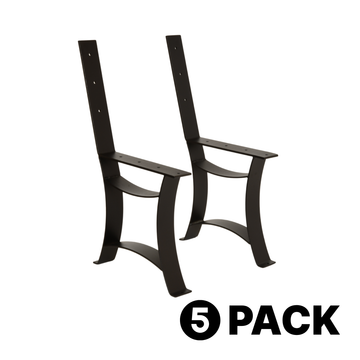 Golden Gate Outdoor Park Bench Legs, 5 Pack