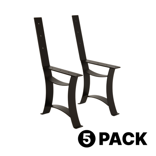 Golden Gate Outdoor Park Bench Legs, 5 Pack