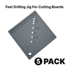 Feet Drilling Jig For Cutting Boards, 5 Pack