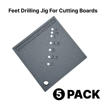 Feet Drilling Jig For Cutting Boards, 5 Pack