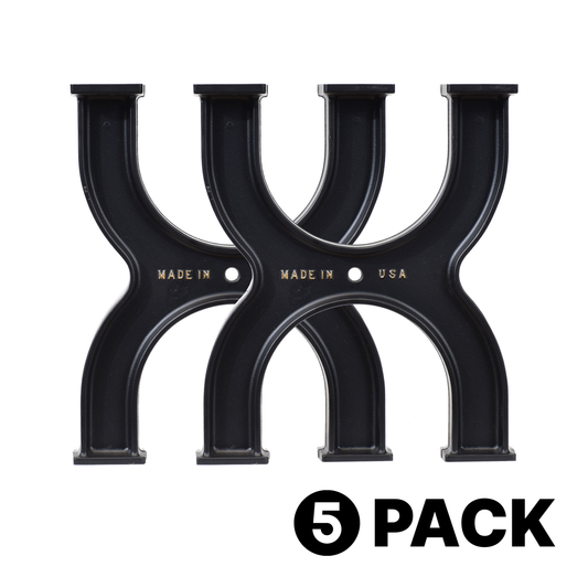 16" Cast Aluminum Table Legs (Dover), 5 Pack