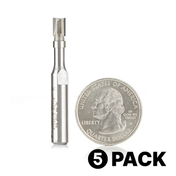 47222-S Amana Tool Miniature Flush Trim Plunge Bit, 5 Pack