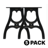 28" Cast Aluminum Table Legs (Michael), 5 Pack
