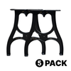 40" Cast Aluminum Bar Height Table Legs (Michael), 5 Pack