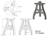Cast Aluminum Pedestal Base (Eiffel)