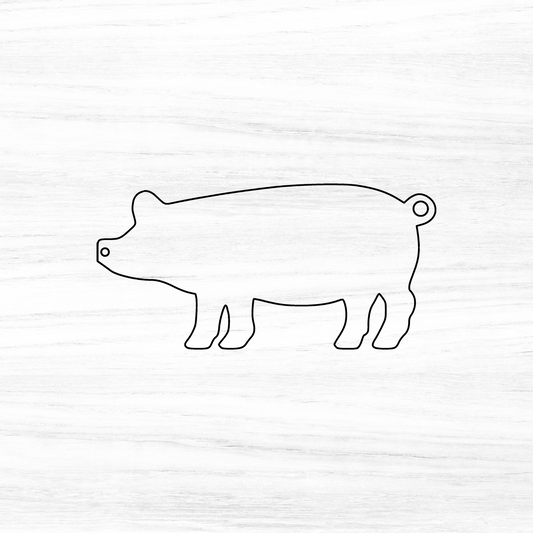 Pig Acrylic Router Template
