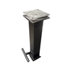 Steel Pedestal Bar Stool Base with Footrest (Porter)