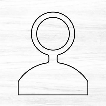 Oversized Circle Charcuterie Board Handle Acrylic Router Template