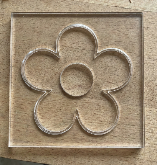 Flower Acrylic Router Template