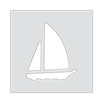 Sailboat Acrylic Router Template