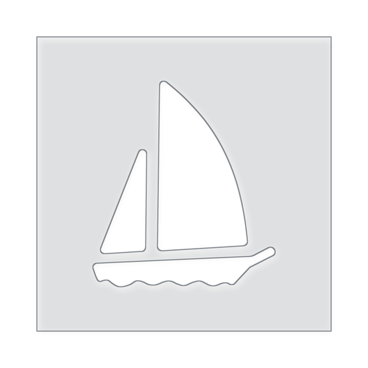 Sailboat Acrylic Router Template