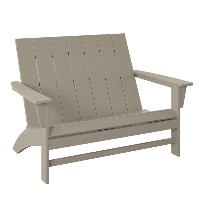 EasyBuild Outdoor Double Modern Adirondack Loveseat Poly Kit