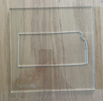 Kansas Acrylic Router Template