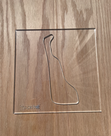 Delaware Acrylic Router Template