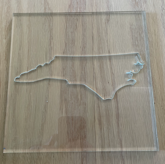 North Carolina Acrylic Router Template