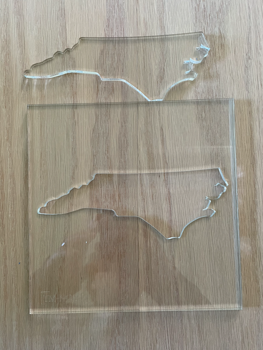 North Carolina Acrylic Router Template