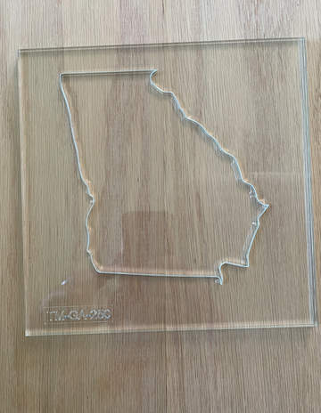 Georgia Acrylic Router Template