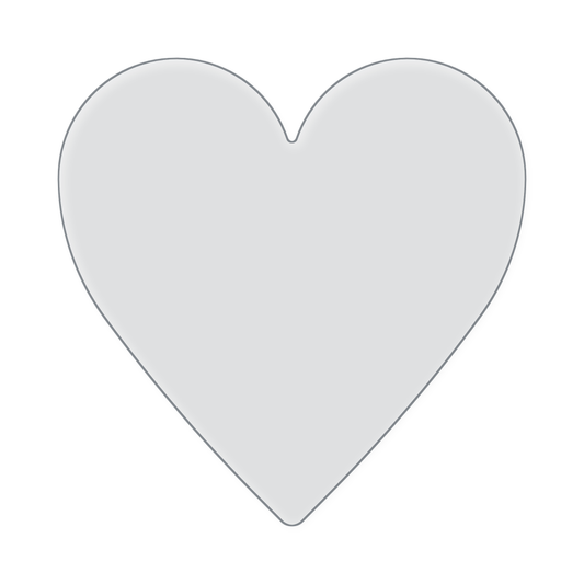 Heart Serving Board Acrylic Router Template