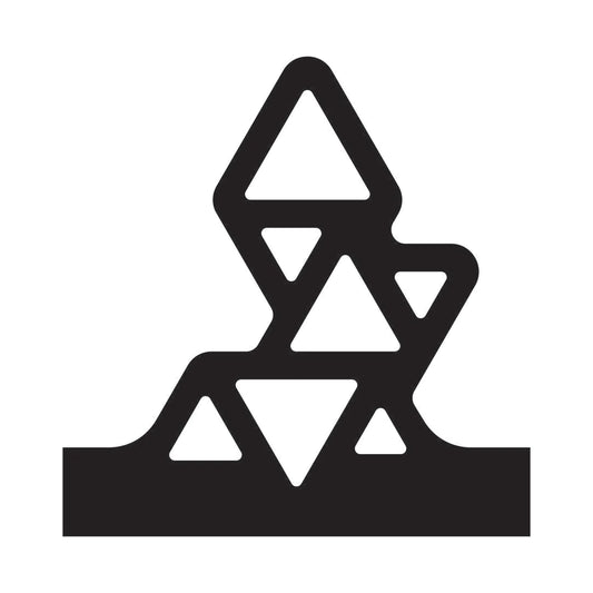 Stacked Triangle Charcuterie Board Handle Router Template