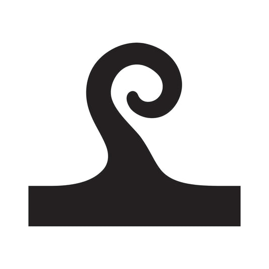 Swirl Charcuterie Board Handle Router Template