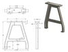 Cast Aluminum Table Legs (Roman)